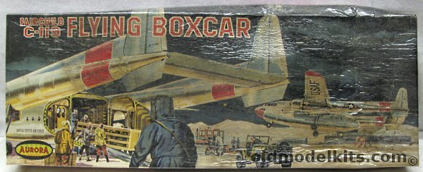 Aurora 1/77 C-119 Flying Boxcar, 393-249 plastic model kit